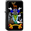 Coat of arms of South Georgia and the South Sandwich Islands - Oil Windproof Black Lighters Briquet Encendedor
