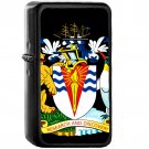 Coat of arms of the British Antarctic Territory - Oil Windproof Black Lighters Briquet Encendedor