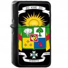 Coat of arms of the Central African Republic - Oil Windproof Black Lighters Briquet Encendedor