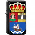 Coat of Arms of the Chafarinas Islands - Oil Windproof Black Lighters Briquet Encendedor