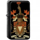 Coat of arms of the Federation of the West Indies - Oil Windproof Black Lighters Briquet Encendedor