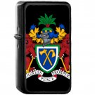 Coat of arms of The Gambia - Oil Windproof Black Lighters Briquet Encendedor