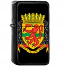 Coat of arms of the Republic of the Congo - Oil Windproof Black Lighters Briquet Encendedor