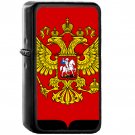 Coat of Arms of the Russian Federation - Oil Windproof Black Lighters Briquet Encendedor