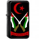 Coat of arms of the Sahrawi Arab Democratic Republic - Oil Windproof Black Lighters Briquet Encendedor