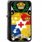 Coat of arms of Tonga - Oil Windproof Black Lighters Briquet Encendedor