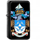 Coat of arms of Tristan da Cunha - Oil Windproof Black Lighters Briquet Encendedor