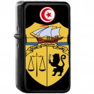 Coat of arms of Tunisia - Oil Windproof Black Lighters Briquet Encendedor