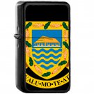 Coat of arms of Tuvalu - Oil Windproof Black Lighters Briquet Encendedor