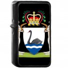 Coat of arms of Western Australia - Oil Windproof Black Lighters Briquet Encendedor
