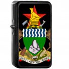 Coat of arms of Zimbabwe - Oil Windproof Black Lighters Briquet Encendedor