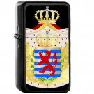 Coat of arms of Luxembourg - Oil Windproof Black Lighters Briquet Encendedor