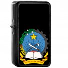 Emblem of Angola - Oil Windproof Black Lighters Briquet Encendedor
