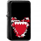 Emblem of Bahrain - Oil Windproof Black Lighters Briquet Encendedor