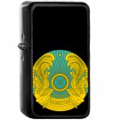 Emblem of Kazakhstan - Oil Windproof Black Lighters Briquet Encendedor