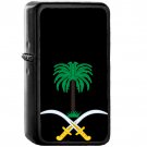 Emblem of Saudi Arabia - Oil Windproof Black Lighters Briquet Encendedor