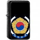 Emblem of South Korea - Oil Windproof Black Lighters Briquet Encendedor