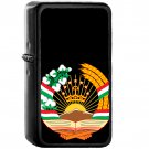 Emblem of Tajikistan - Oil Windproof Black Lighters Briquet Encendedor