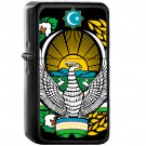 Emblem of Uzbekistan - Oil Windproof Black Lighters Briquet Encendedor