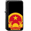 Emblem of Vietnam - Oil Windproof Black Lighters Briquet Encendedor