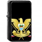 Emblem of Yemen - Oil Windproof Black Lighters Briquet Encendedor