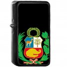 Escudo de armas del Perú - Oil Windproof Black Lighters Briquet Encendedor