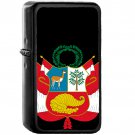Escudo nacional del Perú - Oil Windproof Black Lighters Briquet Encendedor