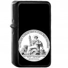 Great Seal of France - Oil Windproof Black Lighters Briquet Encendedor