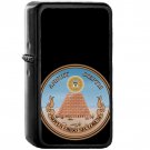 Great Seal of the United States (reverse) - Oil Windproof Black Lighters Briquet Encendedor