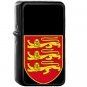 Jersey coa - Oil Windproof Black Lighters Briquet Encendedor