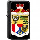 National Coat of arms of Liechtenstein - Oil Windproof Black Lighters Briquet Encendedor