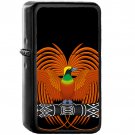 National Emblem of Papua New Guinea - Oil Windproof Black Lighters Briquet Encendedor