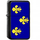 Pavillon royal de la France - Oil Windproof Black Lighters Briquet Encendedor