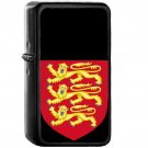 Royal Arms of England - Oil Windproof Black Lighters Briquet Encendedor