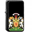 Royal Coat of Arms of the Kingdom of Scotland - Oil Windproof Black Lighters Briquet Encendedor