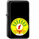 Seal of Madagascar - Oil Windproof Black Lighters Briquet Encendedor