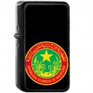Seal of Mauritania - Oil Windproof Black Lighters Briquet Encendedor
