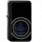 Seal of Palau - Oil Windproof Black Lighters Briquet Encendedor