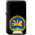 State emblem of Mongolia - Oil Windproof Black Lighters Briquet Encendedor
