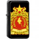 State seal of Myanmar - Oil Windproof Black Lighters Briquet Encendedor