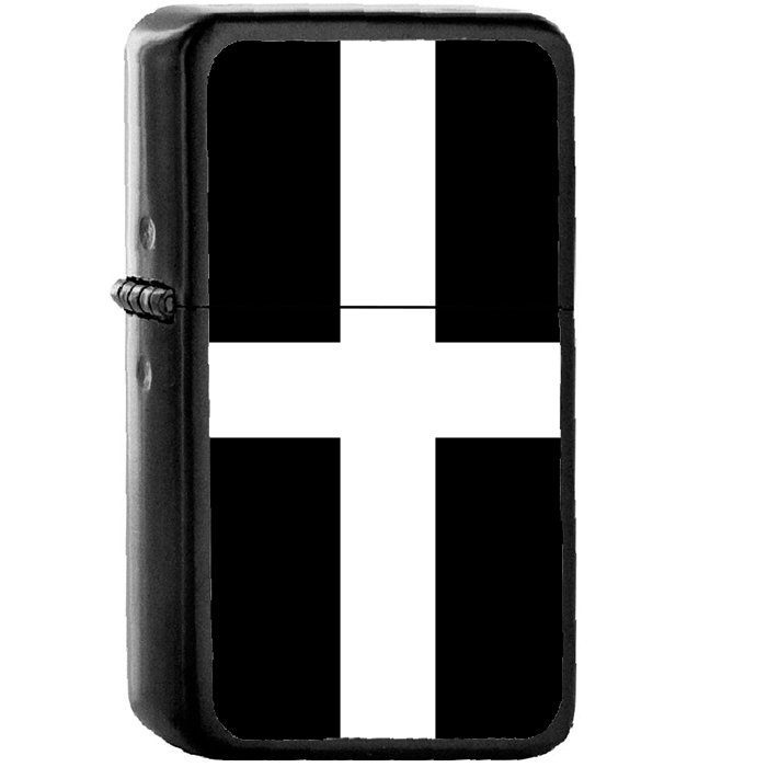 Flag of Cornwall Cornish Country State - Oil Windproof Black Lighters Briquet Encendedor