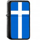 Flag of Shetland Country State - Oil Windproof Black Lighters Briquet Encendedor