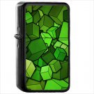 Abstract Artistic Oil Windproof Black Lighter Briquet Encendedor L1560