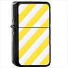 Abstract Stripes Oil Windproof Black Lighter Briquet Encendedor L2705