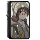Anime Amagami Oil Windproof Black Lighter Briquet Encendedor L99