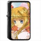 Anime Air Oil Windproof Black Lighter Briquet Encendedor L1825