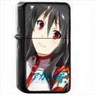 Anime Akame ga Kill! Oil Windproof Black Lighter Briquet Encendedor L2509