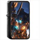 Anime Aldnoah.Zero Oil Windproof Black Lighter Briquet Encendedor L2752
