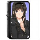 Anime Amagami Oil Windproof Black Lighter Briquet Encendedor L1572