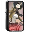 Anime Attack On Titan Oil Windproof Black Lighter Briquet Encendedor L1821